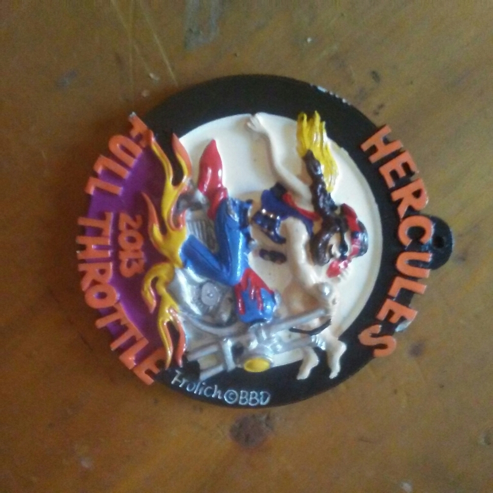 Hercules mardi gras pendant